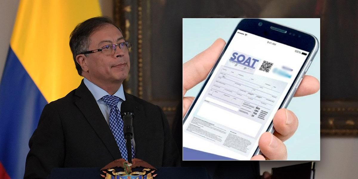 Presidente Petro se pronuncia al respecto a las tarifas del SOAT: “no se ha tomado ninguna decisión”
