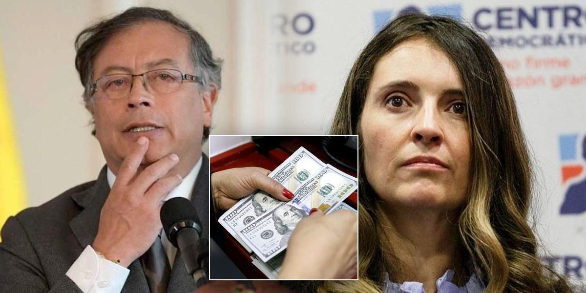 Paloma Valencia dice que decisiones del gobierno tienen disparado al dólar: presidente Petro se defendió