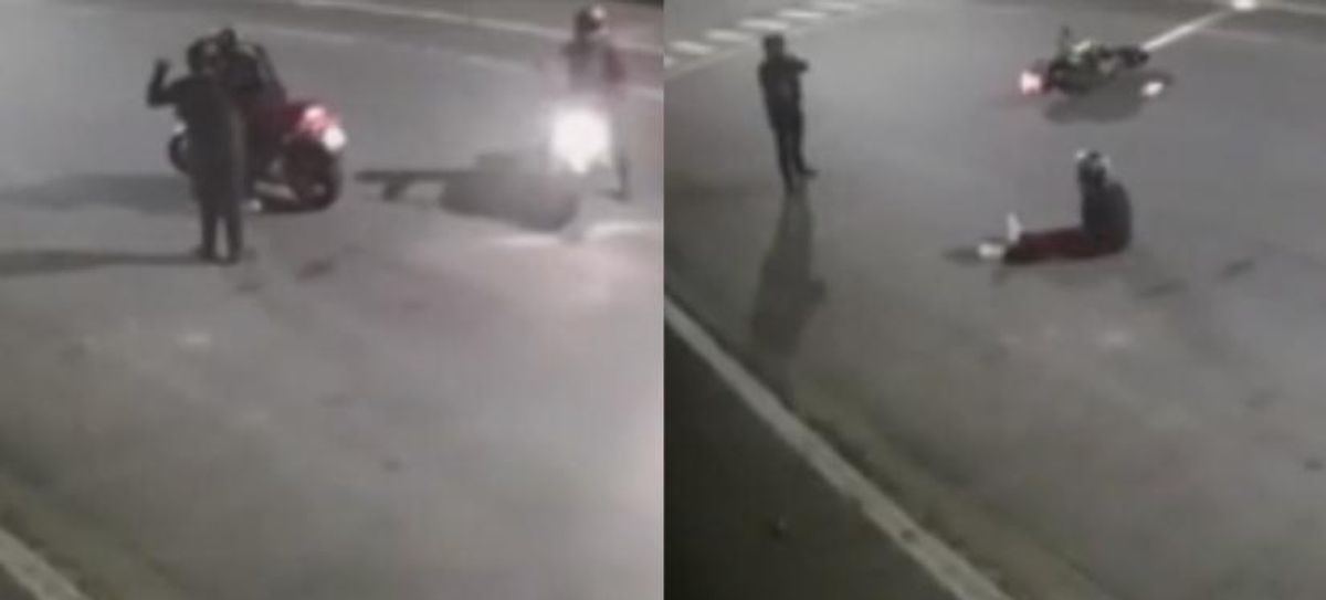 Video | Ciudadano desarmó a ladrón, le disparó en la pierna y logró que lo capturaran