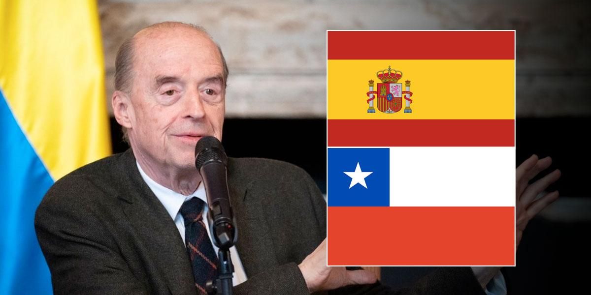 España y Chile acompañarán el proceso de paz colombiano, anunció el canciller Álvaro Leyva