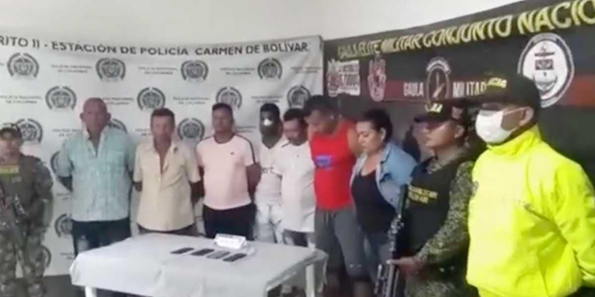 Caen dos cabecillas del Clan del Golfo en Bolívar: uno está implicado en homicidios de policías