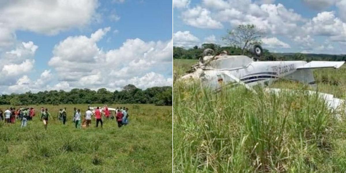 Accidente de una avioneta en La Macarena, Meta deja cinco heridos