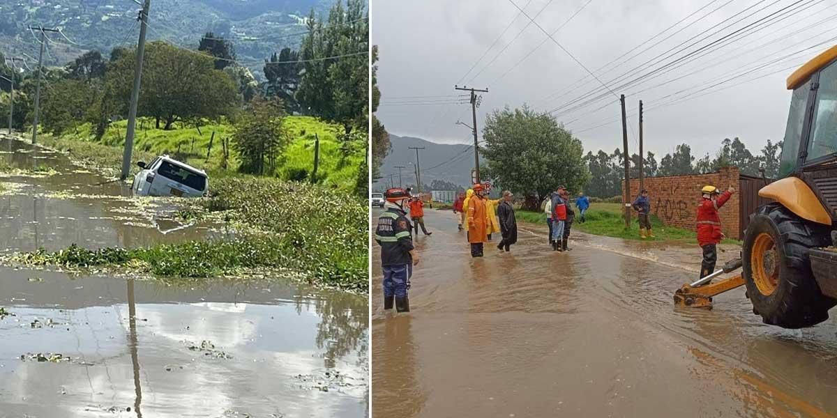 Agresiva ola invernal en Cundinamarca: 72 municipios afectados y cerca de 4 mil damnificados