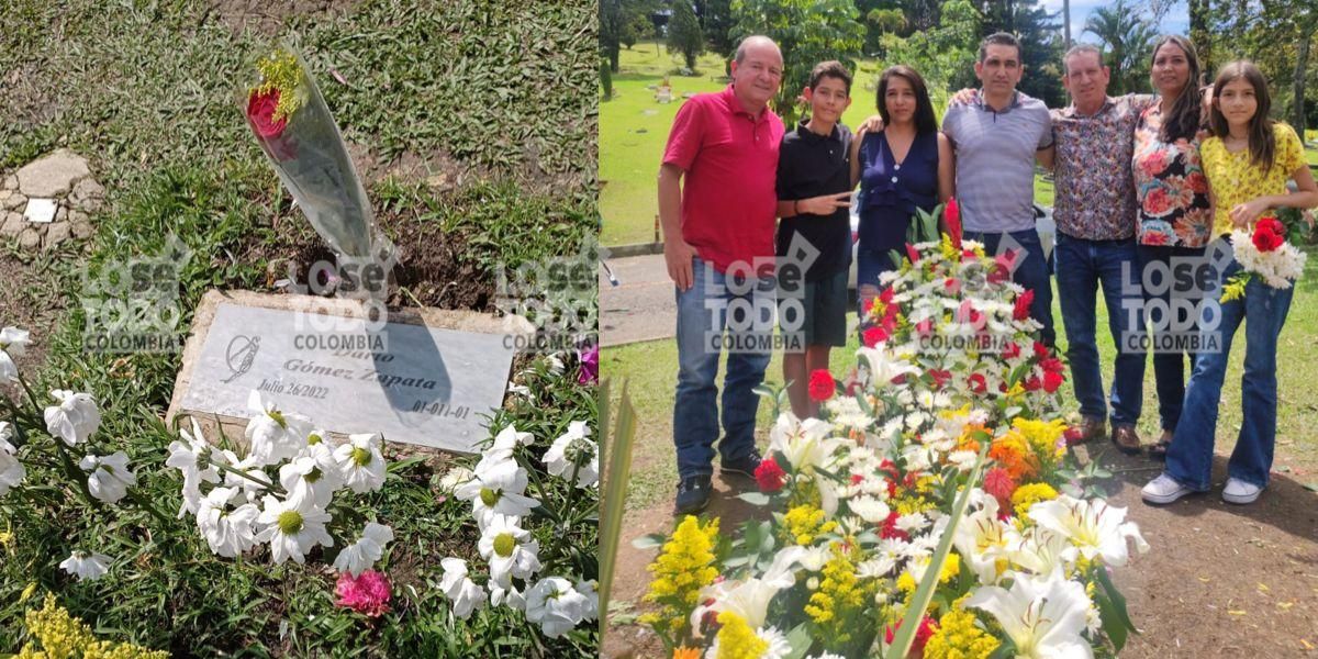 Personas inescrupulosas destruyeron la tumba de Darío Gómez