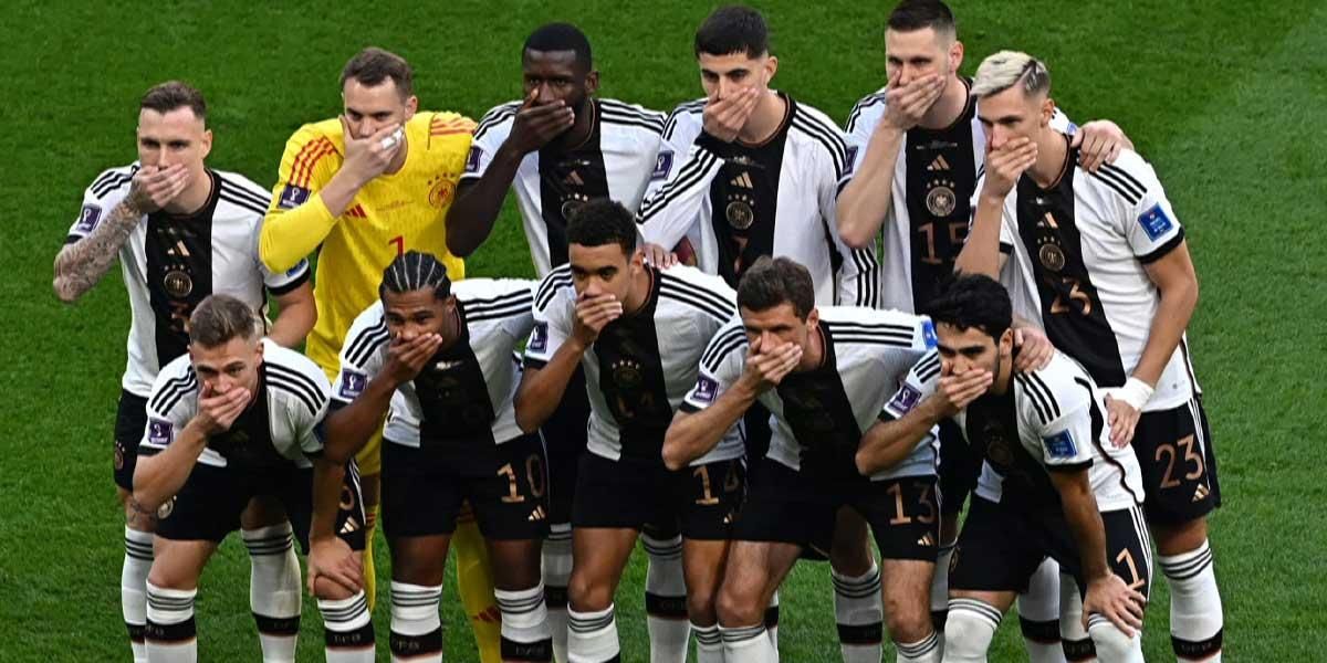Alemania protesta contra la FIFA en su debut en Mundial de Qatar