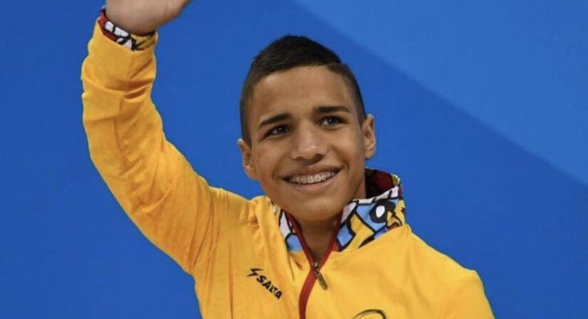 El colombiano, Carlos Serrano es el mejor nadador paralímpico del mundo
