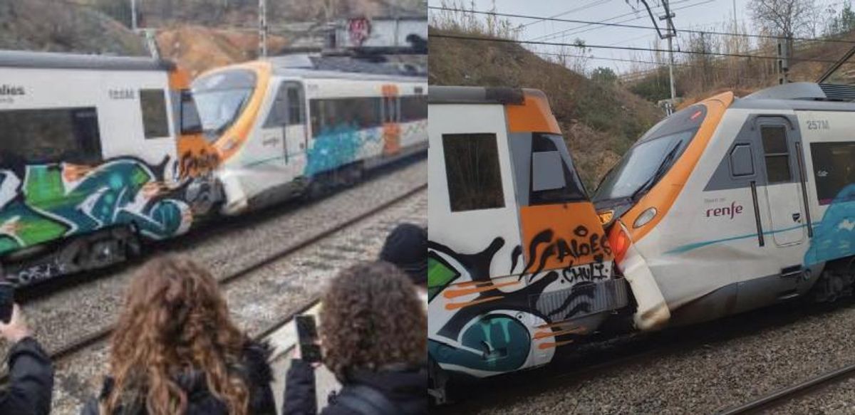 Choque de trenes dejó 155 heridos en España