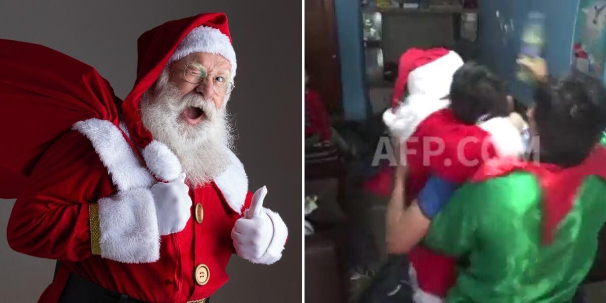 'Papá Noel' y sus ayudantes capturan a los 'Grinch' que vendían droga en Perú
