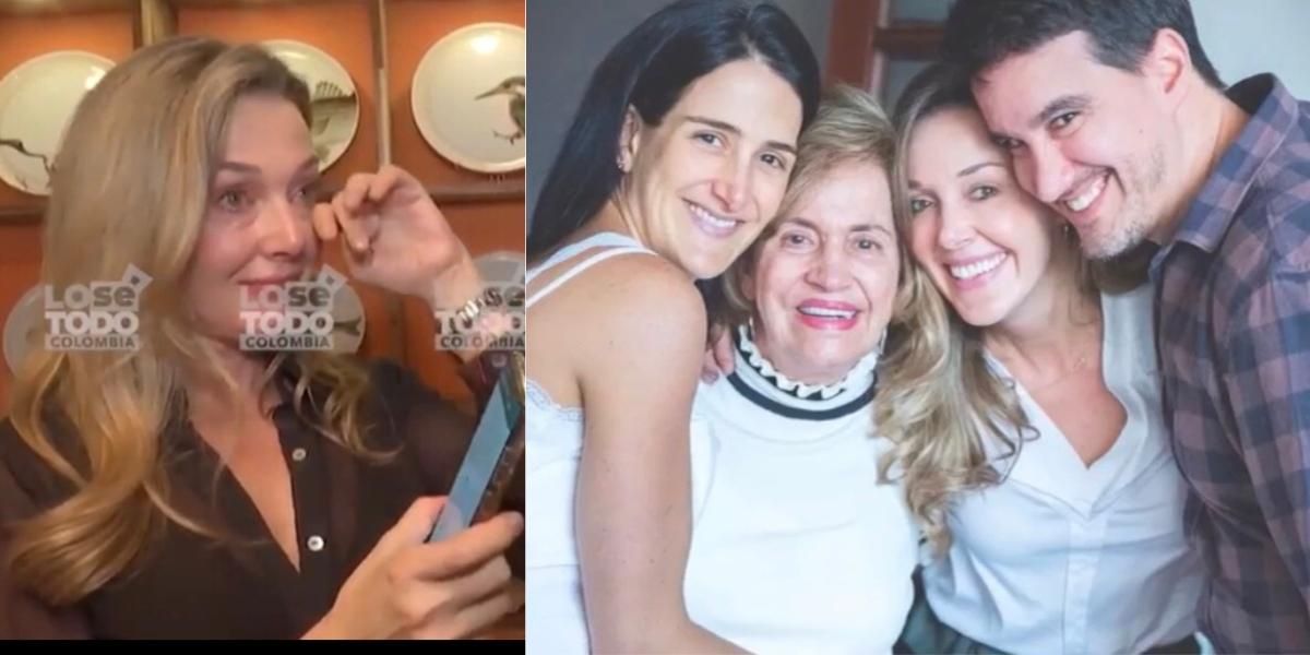 La esposa de Carlos Vives rompe en llanto al recordar a su fallecida madre