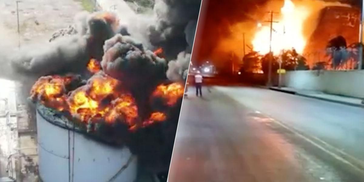 Incendio en el puerto de Compas de Barranquilla: Un bombero muerto y otro herido
