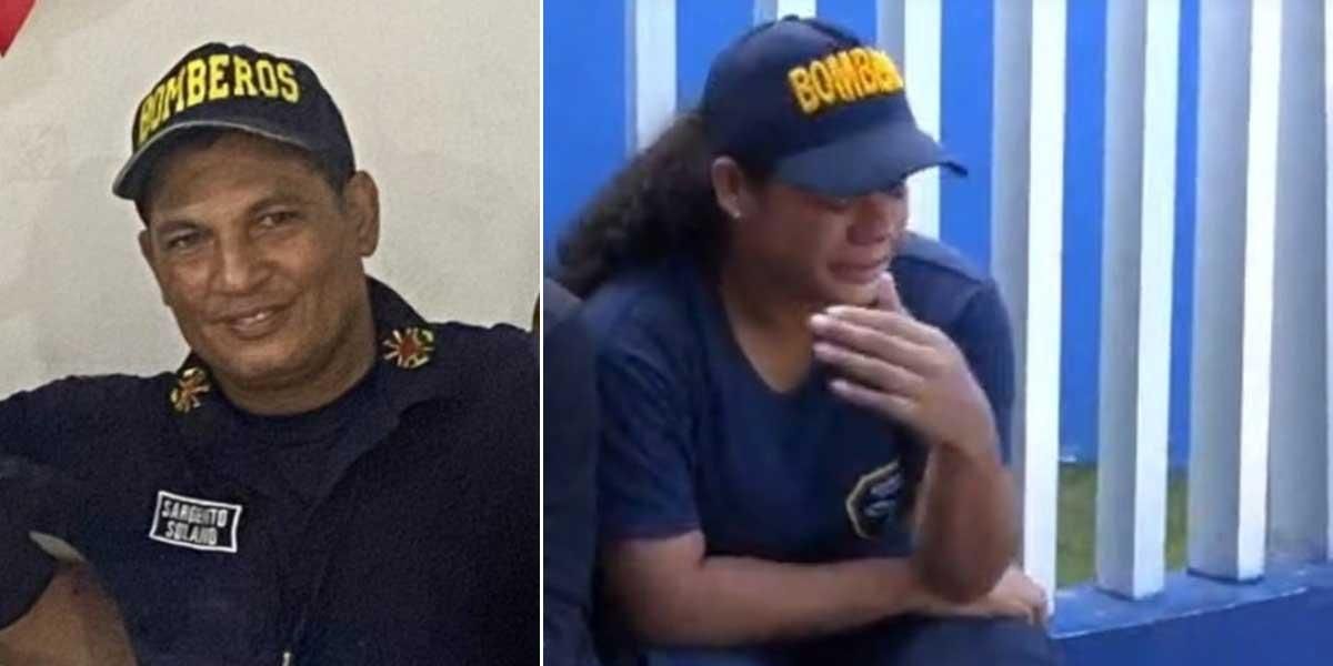 Hija bombera de Javier Solano se enteró de la muerte de su padre cuando iba a atender esa emergencia