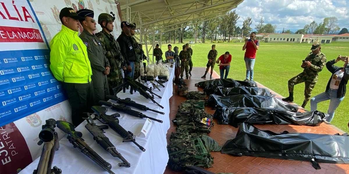 Dan de baja a seis disidentes de las FARC en El Tambo, Cauca: otros dos resultaron heridos