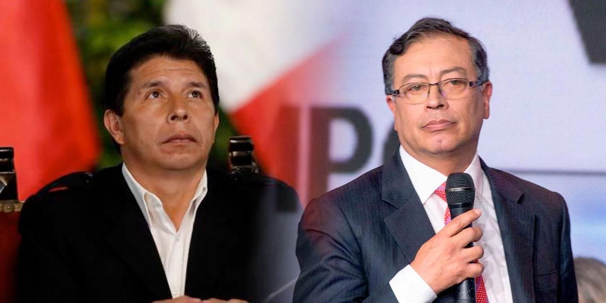 Petro vuelve a defender a Castillo ante el rechazo del Congreso peruano por “actos de intromisión”