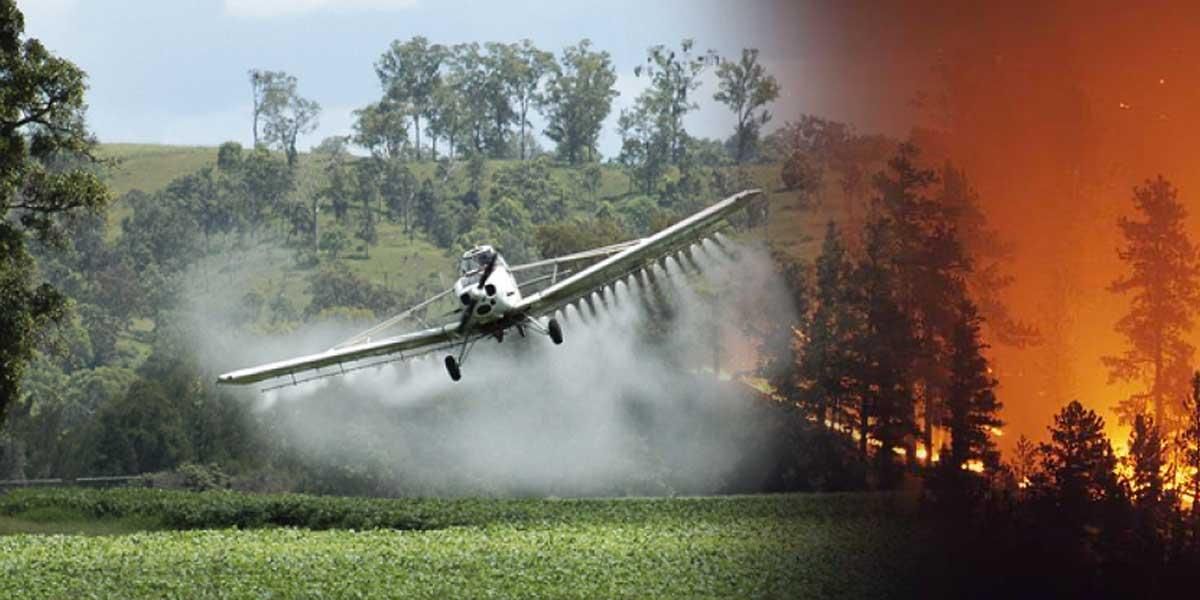 Avionetas para aspersión con glifosato ahora controlarán incendios forestales