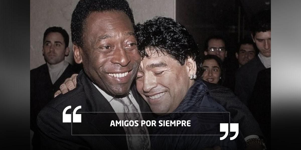 Tras muerte de Maradona, Pelé en conmovedor mensaje dijo que quería “jugar pelota en el cielo” con él