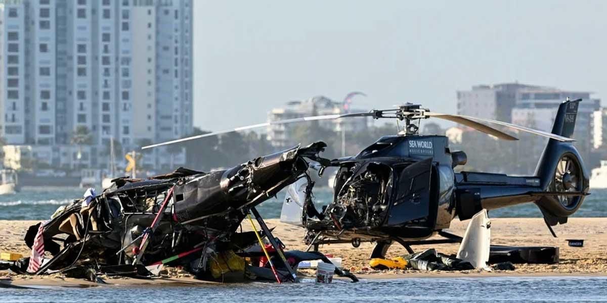 Choque de dos helicópteros dejó cuatro muertos y tres heridos graves en Australia
