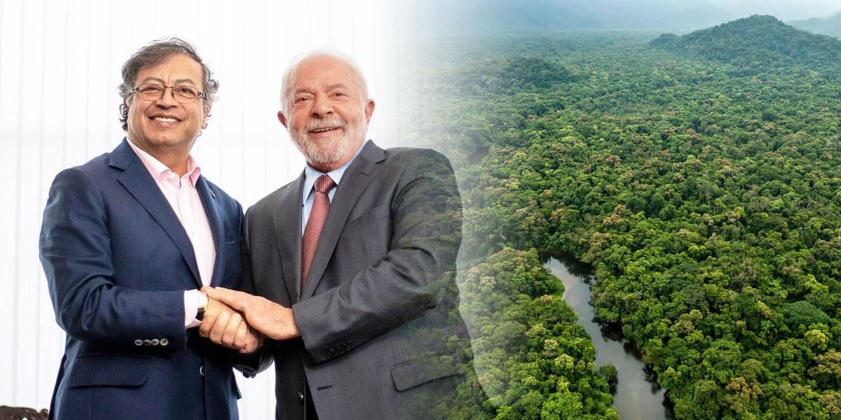 Presidente Petro y su homólogo Lula discuten un “gran pacto” en favor de la Amazonía