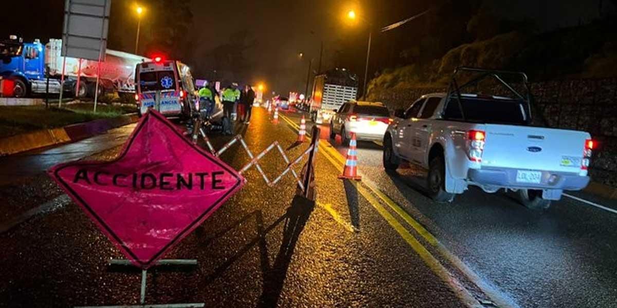 Incendio en la vía Bogotá –  Villavicencio detuvo la movilidad dentro del túnel Monterredondo