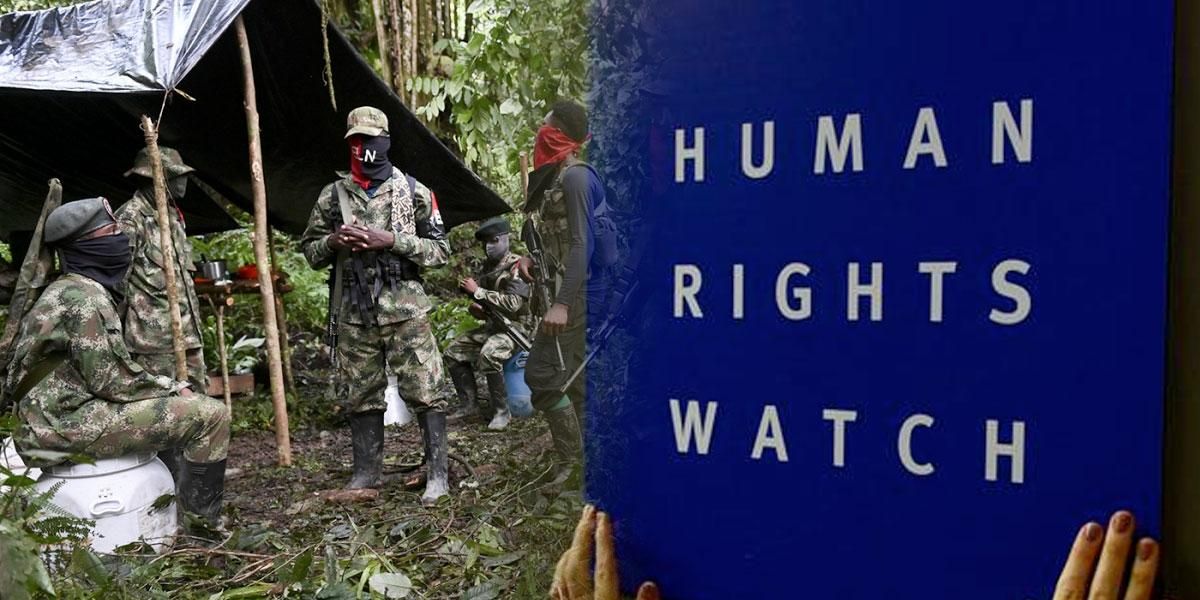 Informe de HRW denuncia preocupantes cifras de violaciones a DD. HH en 2022 por grupos armados