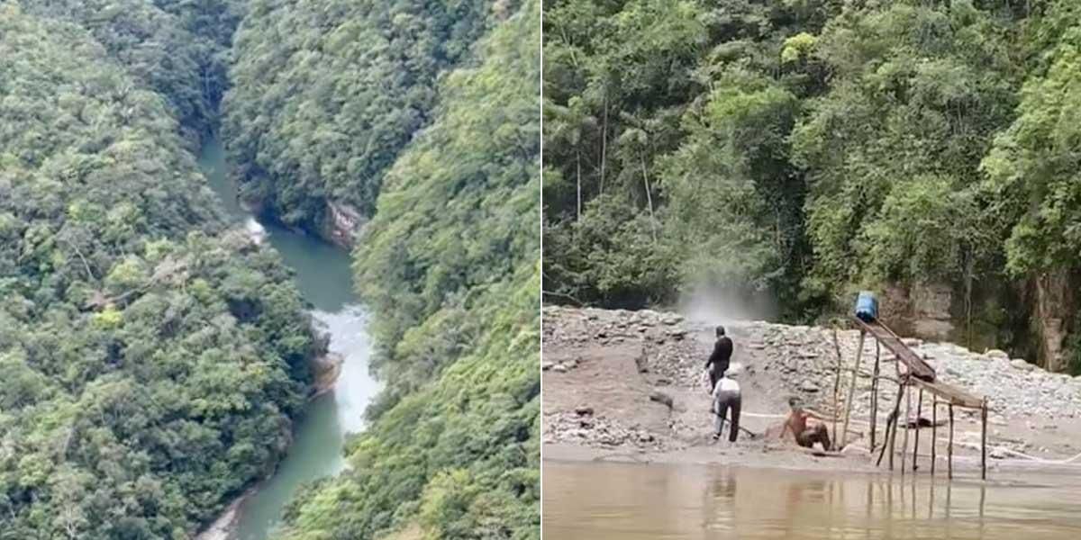 Hay alerta por minería ilegal en cañón del río Güejar en el Meta