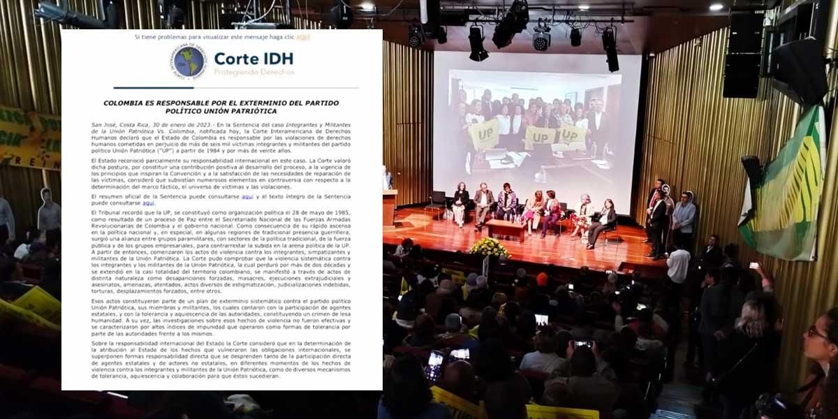 Corte IDH condena al Estado colombiano por el exterminio de la Unión Patriótica