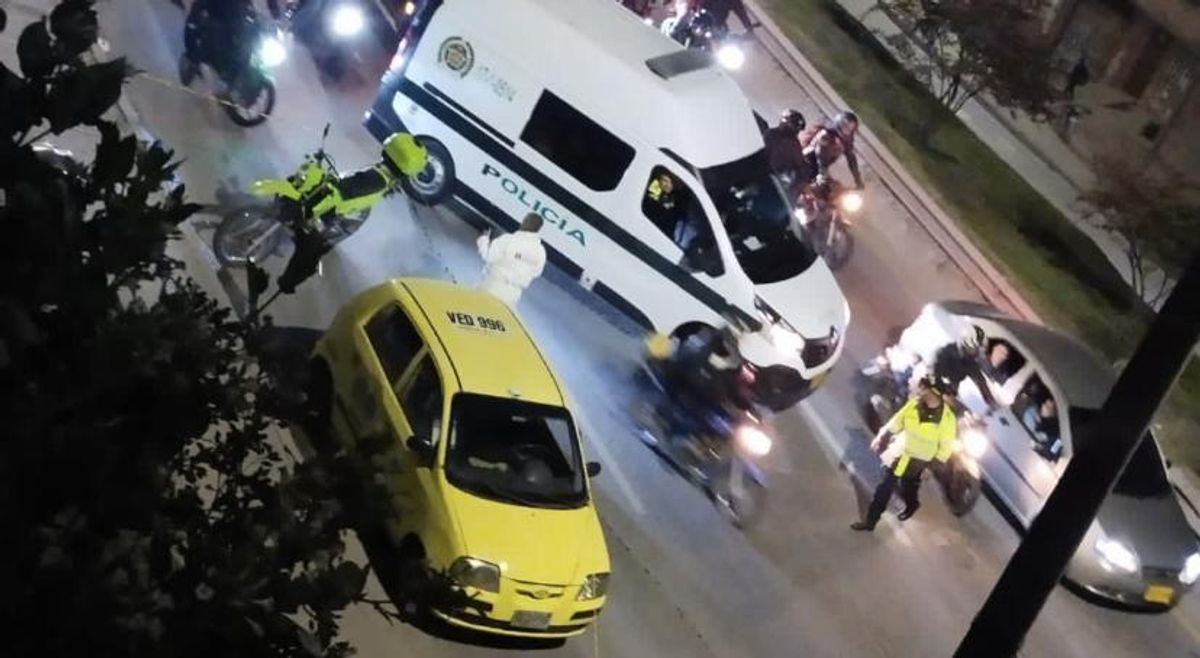 Asesinan a un pasajero de taxi a tiros en Bogotá