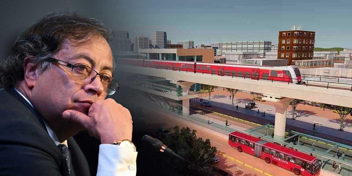 Como una “chambonada” califica presidente Petro metro elevado por la Caracas