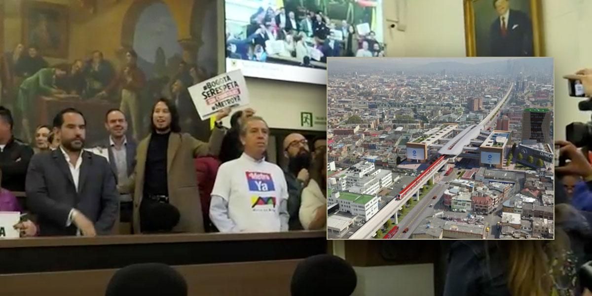 El 70% del Concejo de Bogotá pide al presidente ejecutar metro elevado