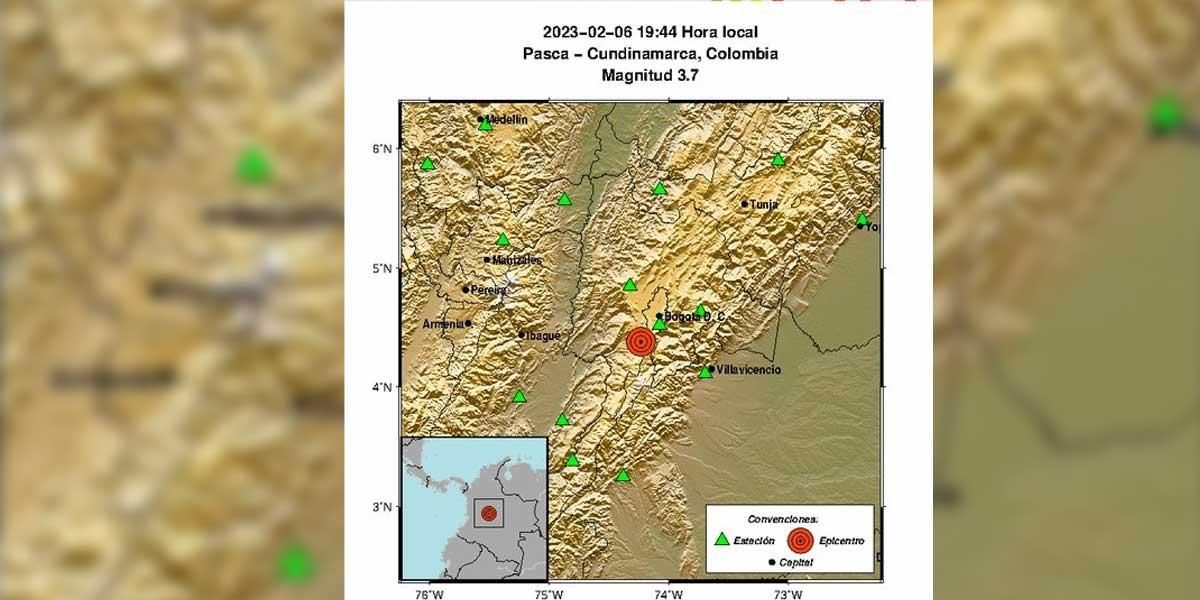 Reportan sismo de magnitud 3,7 con epicentro en Pasca: temblor se sintió en Soacha y Bogotá