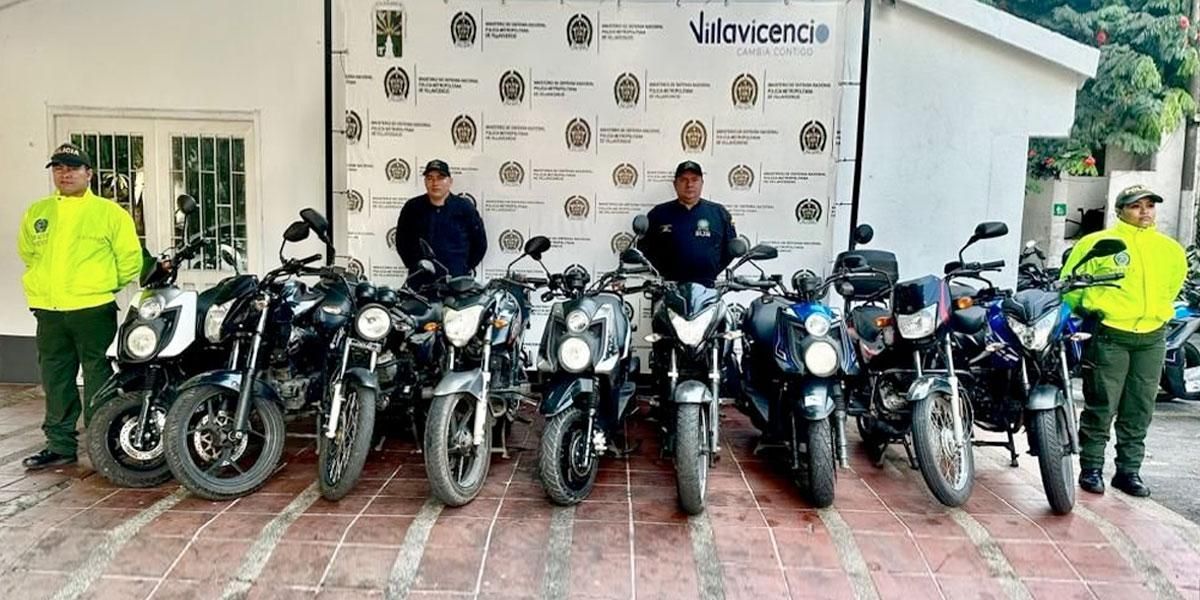 En una semana la Policía en Villavicencio ha recuperado 27 motocicletas hurtadas