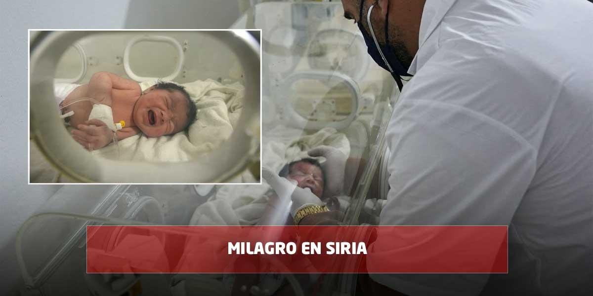 Video: Terremoto Turquía-Siria: rescatan a bebé todavía unida por el cordón umbilical a su mamá fallecida
