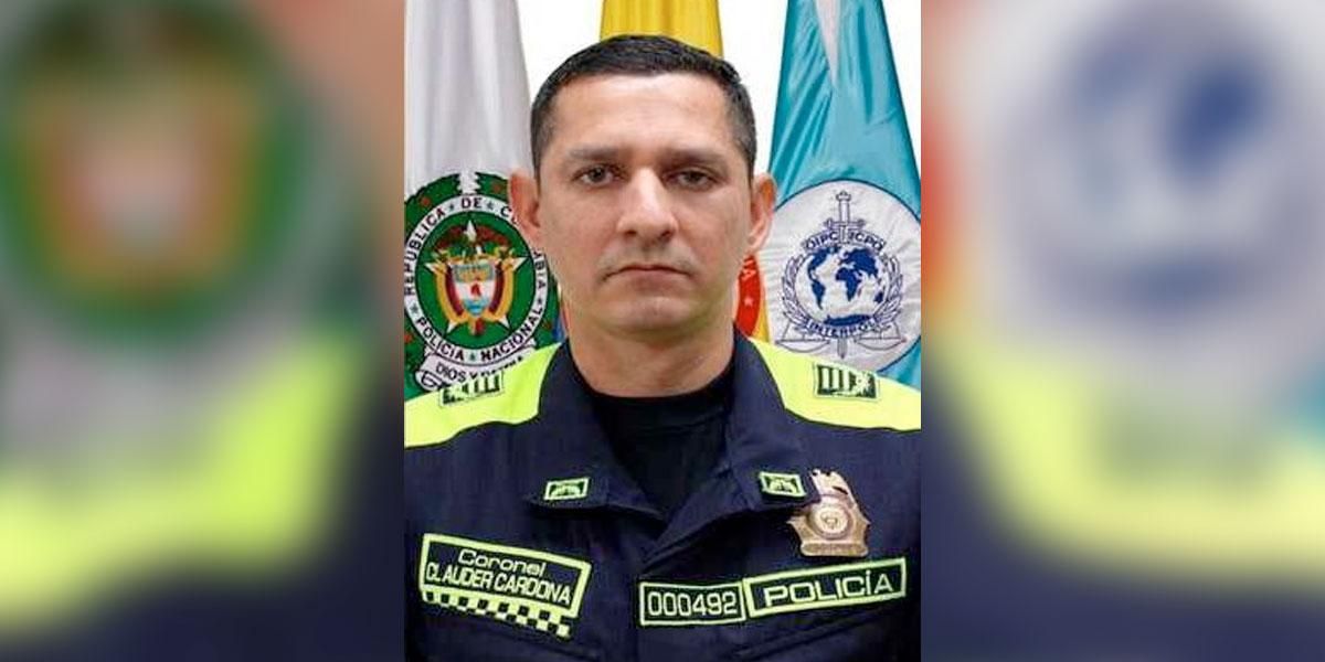 Confirman captura de coronel Clauder Cardona, comandante de la Policía de Chocó