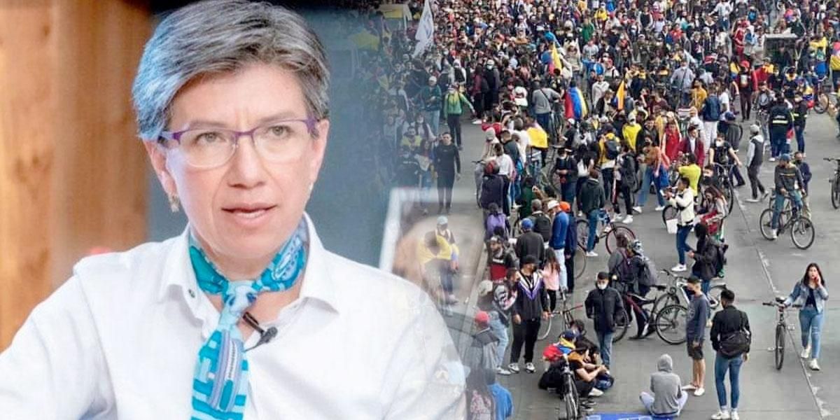 “No afecten a la gente a la que dicen defender”: Claudia López por marchas en Bogotá