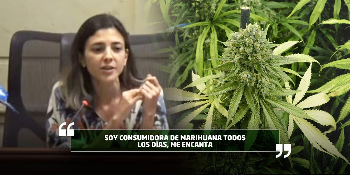 En audiencia pública, representante Susana Boreal confesó que fuma marihuana
