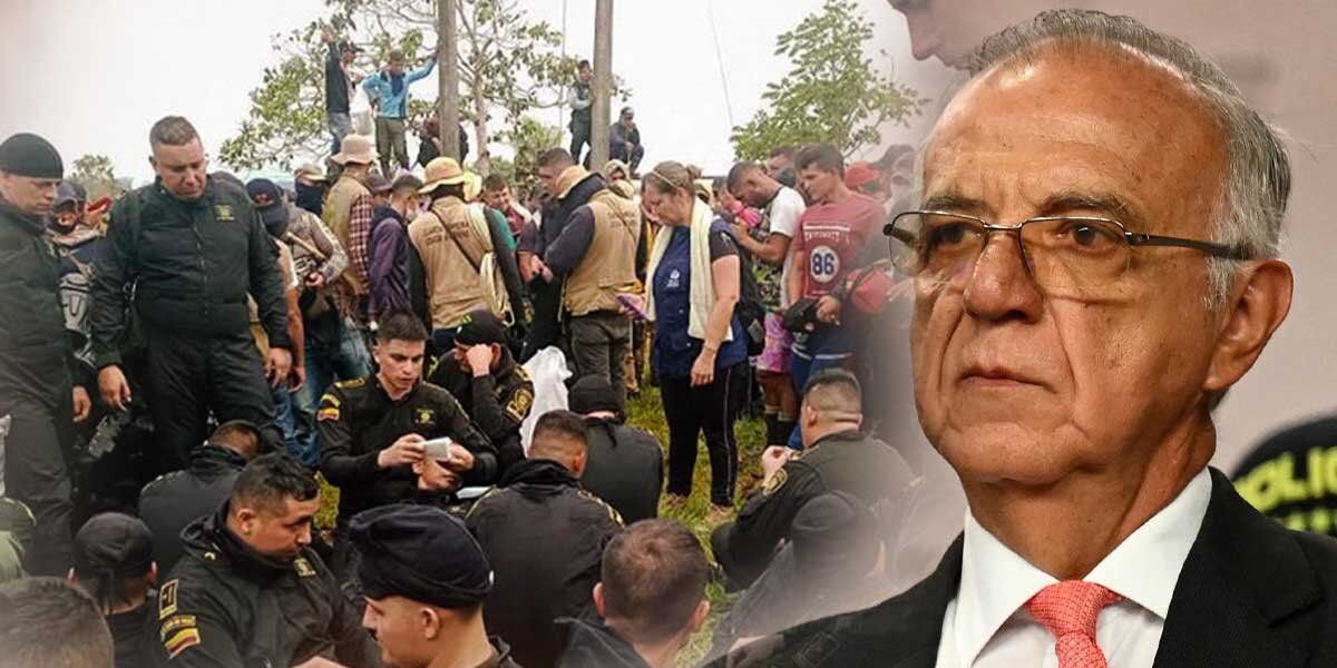 En el Caguán se evitó una tragedia: ministro de Defensa, tras retención de policías