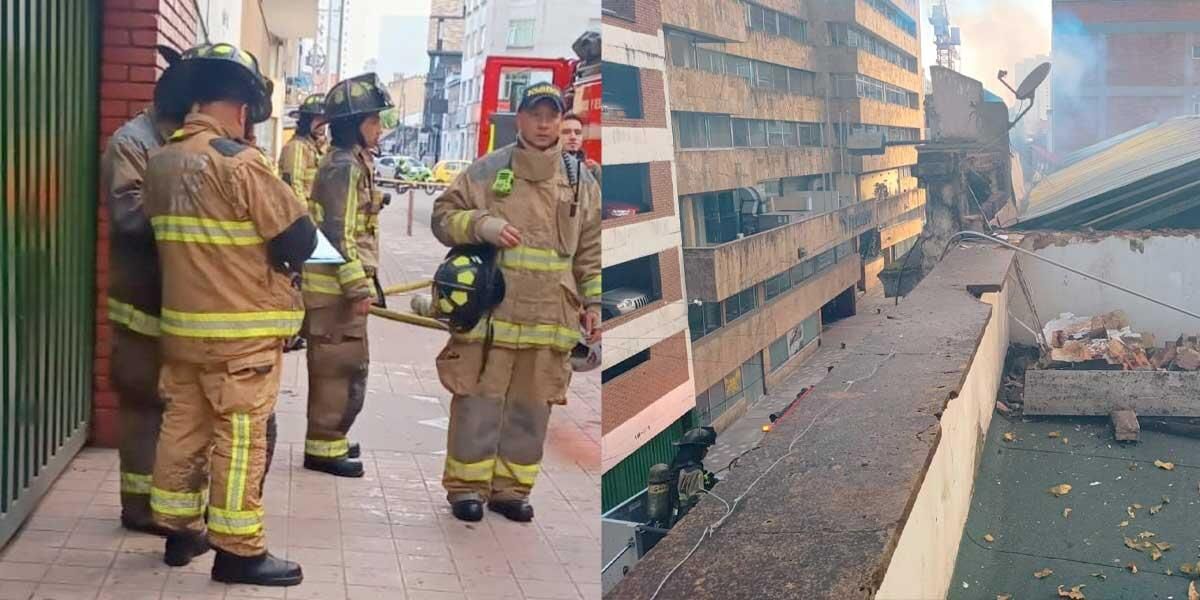 Gran incendio se presentó en el centro de Bogotá