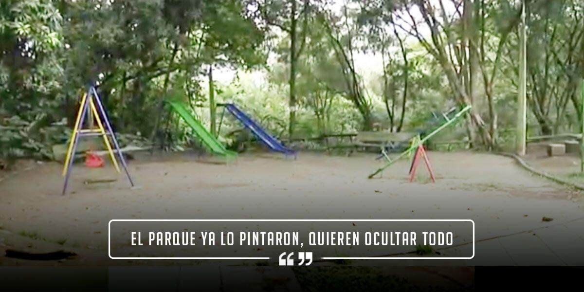 Niño muere en un parque infantil de Medellín: la estructura de un columpio le cayó encima