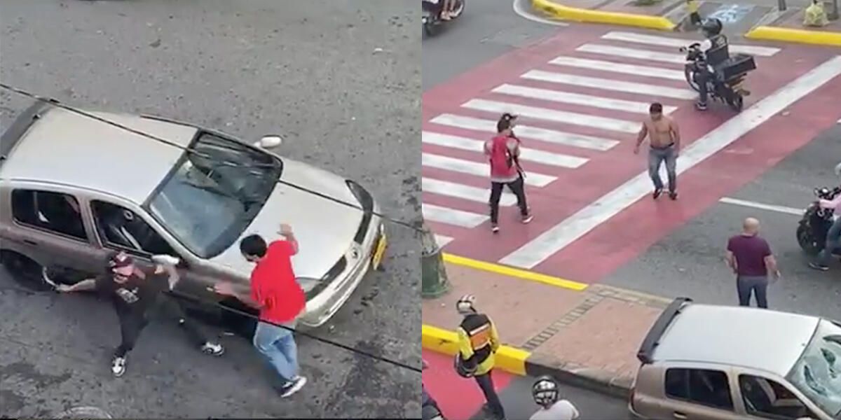Video | Expulsan del país a limpiavidrios venezolanos que golpearon con machetes a conductor en Bucaramanga
