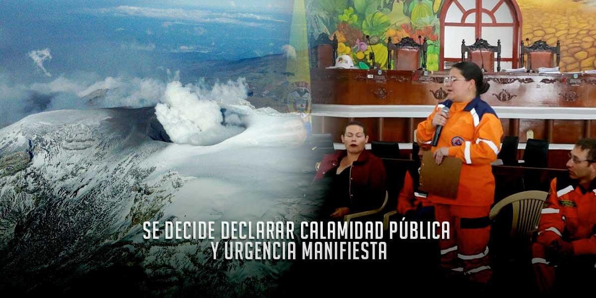 40 familias serán evacuadas por emergencia en el Nevado del Ruiz
