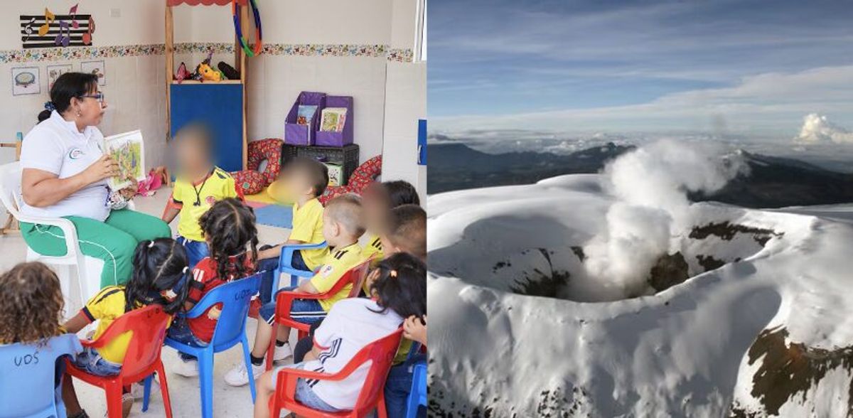 Volcán Nevado del Ruiz: ICBF evacuaría a niños cuyas familias se nieguen a salir