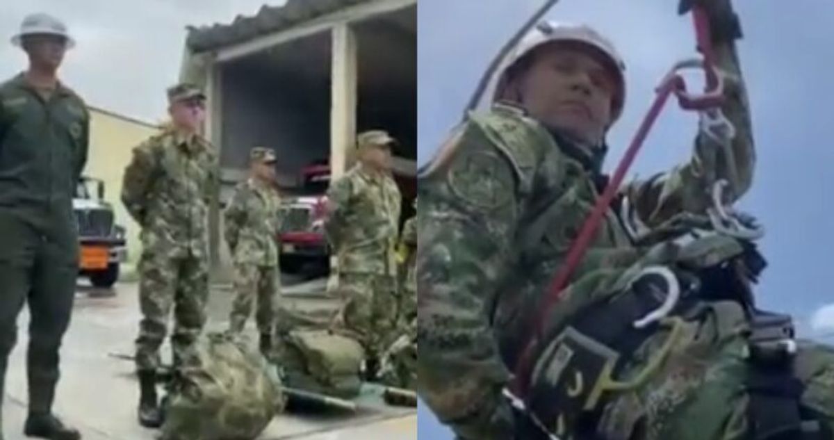 100 hombres de las Fuerzas Militares apoyan evacuaciones en zonas en peligro por el Nevado del Ruiz