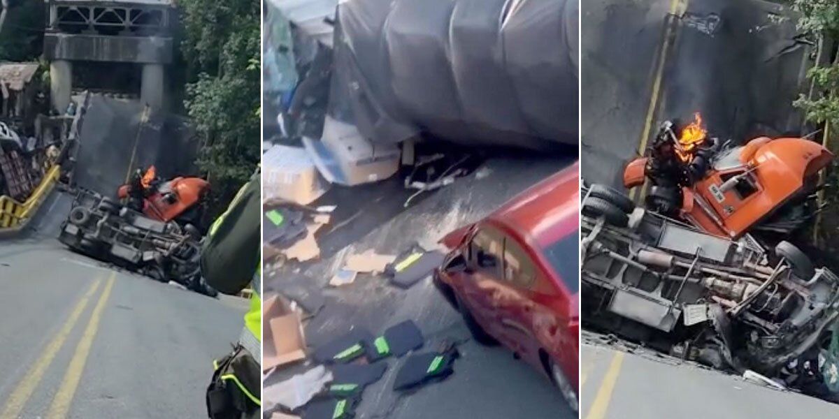 Desplome puente La Tebaida: las dos personas que murieron eran policías e iban en un camión