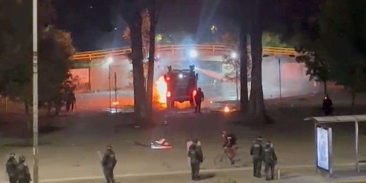 En vivo: disturbios en la Universidad Nacional generan afectaciones viales