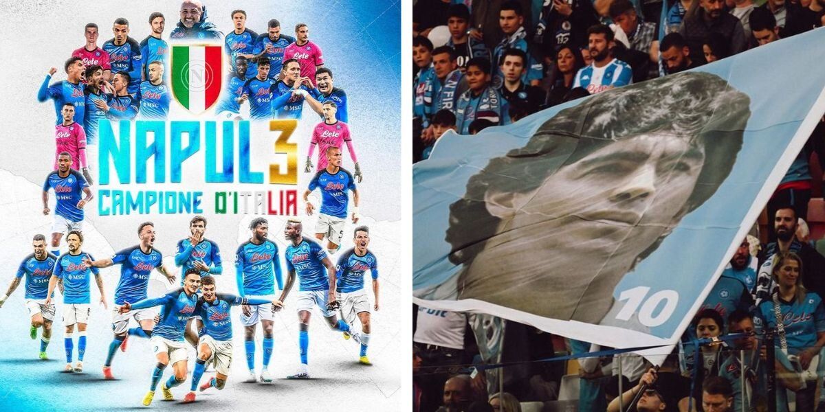 Napoli salió campeón y el mundo entero recuerda a Diego Maradona