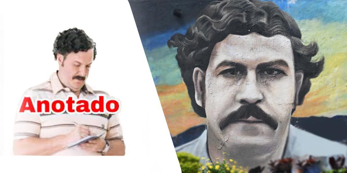 Sticker Pabló Escobar