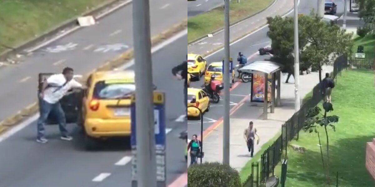 Video | violento asalto a mano armada paraliza la carrera Séptima en Bogotá