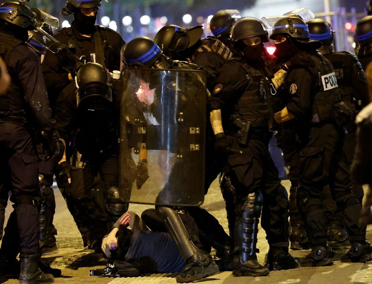 Desescalada de disturbios en Francia: 72 detenidos en séptima noche