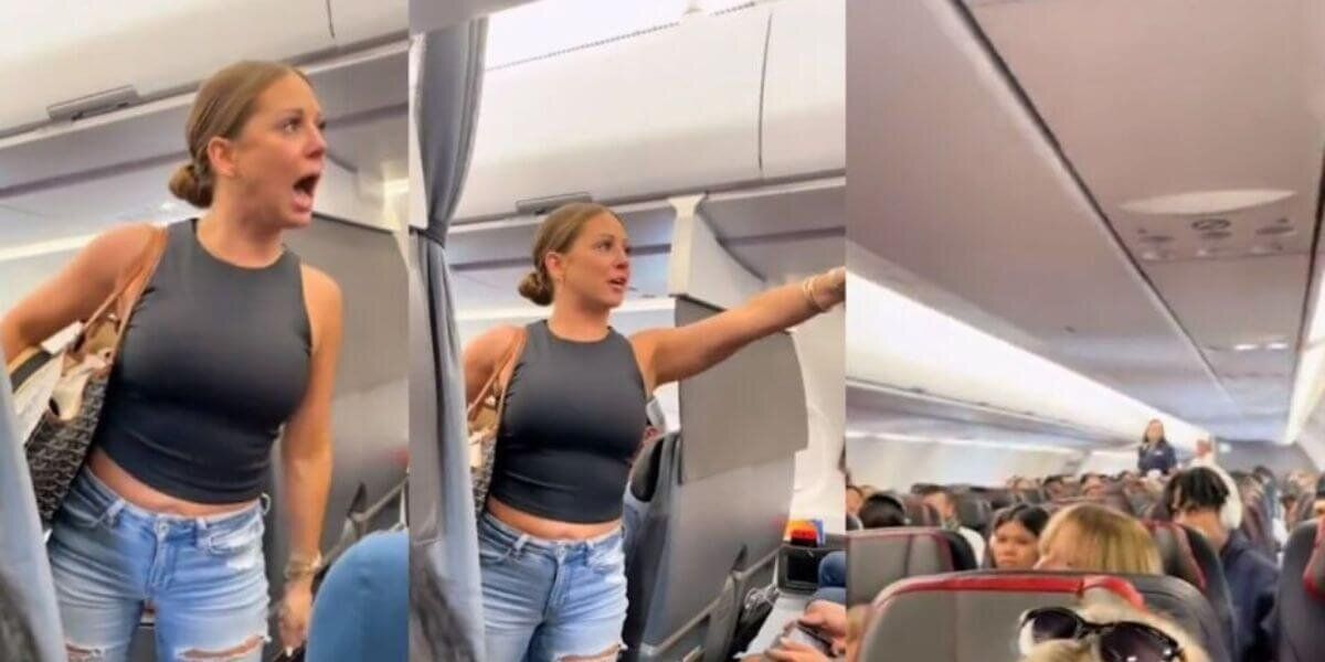Mujer genera pánico en avión por un pasajero que no sería un humano