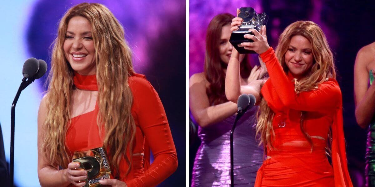 Shakira la rompió en los Premios Juventud y dio un emotivo discurso