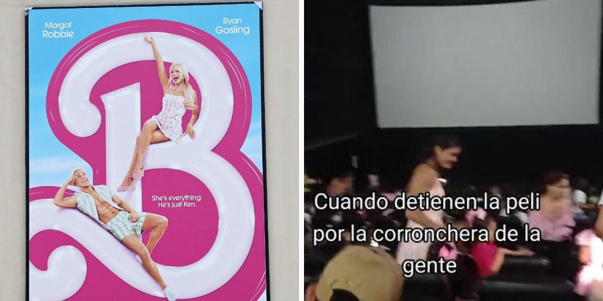 (Video) “Por la corronchera”: En cine de La Guajira tuvieron que detener la película de Barbie